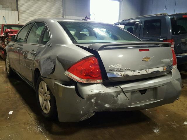 2G1WU581X69387382 - 2006 CHEVROLET IMPALA LTZ GRAY photo 3