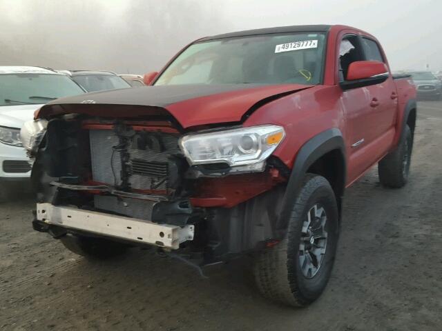 3TMCZ5AN5GM036199 - 2016 TOYOTA TACOMA DOU TWO TONE photo 2