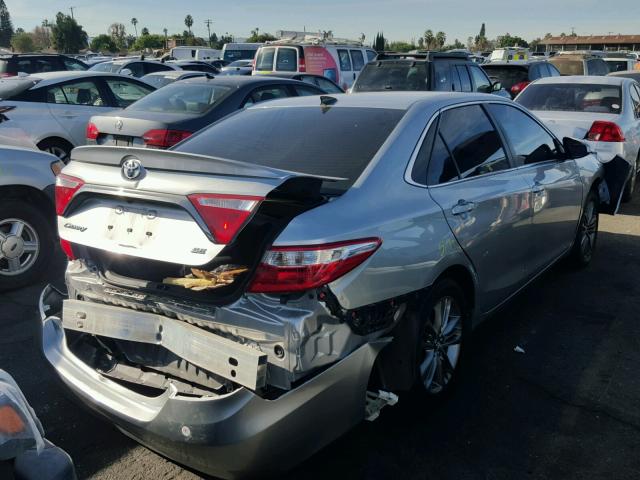 4T1BF1FKXFU095198 - 2015 TOYOTA CAMRY LE SILVER photo 4