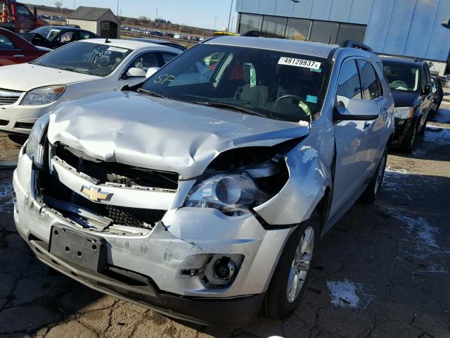 2GNFLNEK6C6212655 - 2012 CHEVROLET EQUINOX LT SILVER photo 2