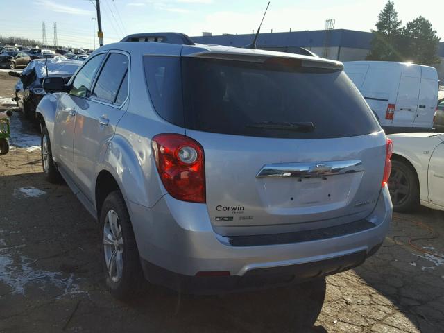 2GNFLNEK6C6212655 - 2012 CHEVROLET EQUINOX LT SILVER photo 3