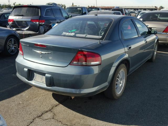 1C3EL46X46N165834 - 2006 CHRYSLER SEBRING GREEN photo 4