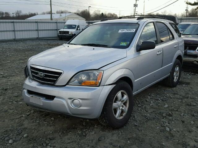 KNDJC736075729245 - 2007 KIA SORENTO EX SILVER photo 2