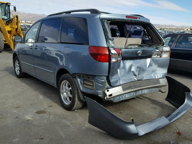 5TDZA23C05S362369 - 2005 TOYOTA SIENNA CE SILVER photo 3