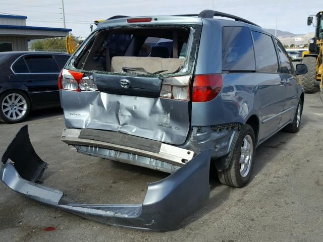 5TDZA23C05S362369 - 2005 TOYOTA SIENNA CE SILVER photo 4