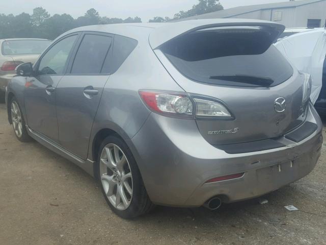 JM1BL1K45B1405029 - 2011 MAZDA SPEED 3 GRAY photo 3