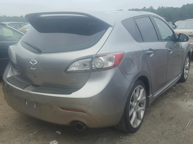 JM1BL1K45B1405029 - 2011 MAZDA SPEED 3 GRAY photo 4