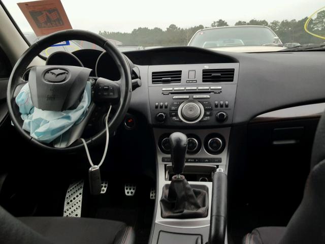 JM1BL1K45B1405029 - 2011 MAZDA SPEED 3 GRAY photo 9