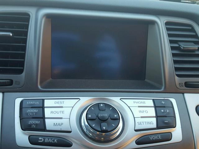 JN8AZ1MW7EW528903 - 2014 NISSAN MURANO S BLACK photo 9