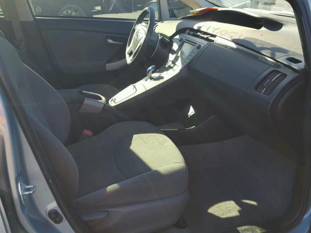 JTDKN3DPXC3016387 - 2012 TOYOTA PRIUS PLUG GREEN photo 5