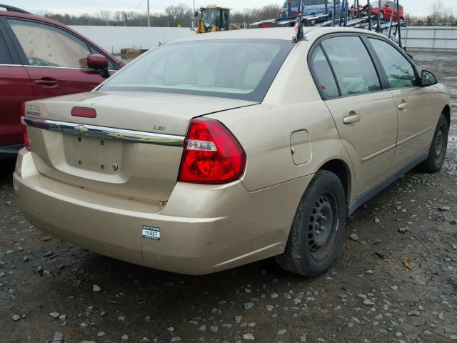 1G1ZS58F07F307630 - 2007 CHEVROLET MALIBU LS TAN photo 4