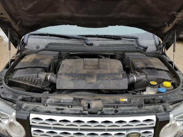 SALAK2D49CA625205 - 2012 LAND ROVER LR4 HSE LU BLACK photo 7