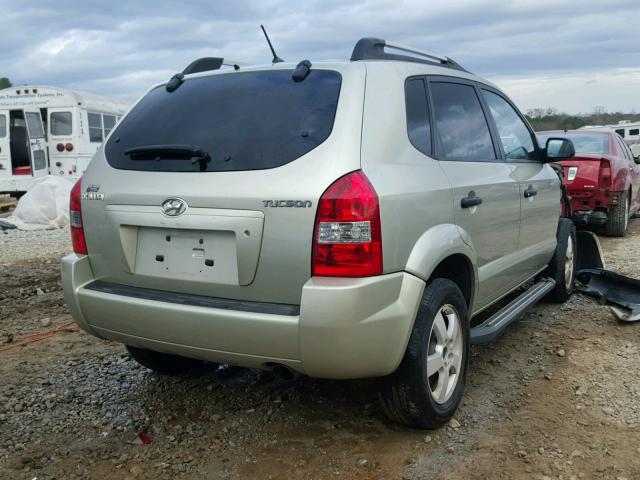 KM8JM12BX8U829297 - 2008 HYUNDAI TUCSON GLS GOLD photo 4