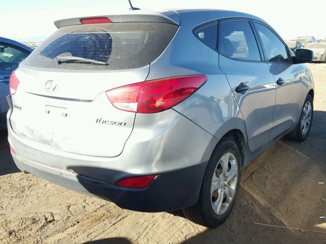 KM8JT3AC8AU098948 - 2010 HYUNDAI TUCSON GLS GRAY photo 4