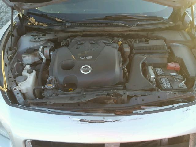 1N4AA5AP7CC826430 - 2012 NISSAN MAXIMA S SILVER photo 7