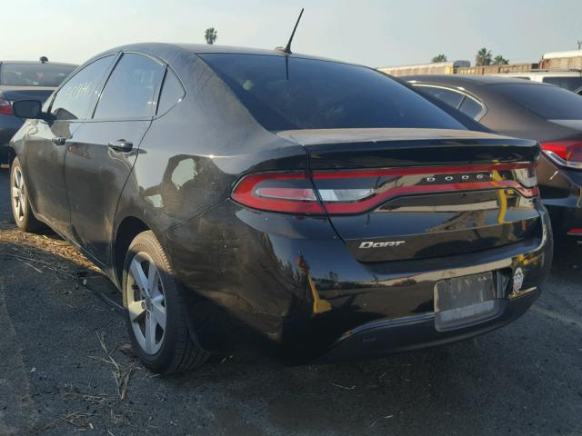 1C3CDFAA7GD516391 - 2016 DODGE DART SE BLACK photo 3