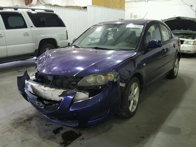 JM1BK12F361470701 - 2006 MAZDA 3 I BLUE photo 2