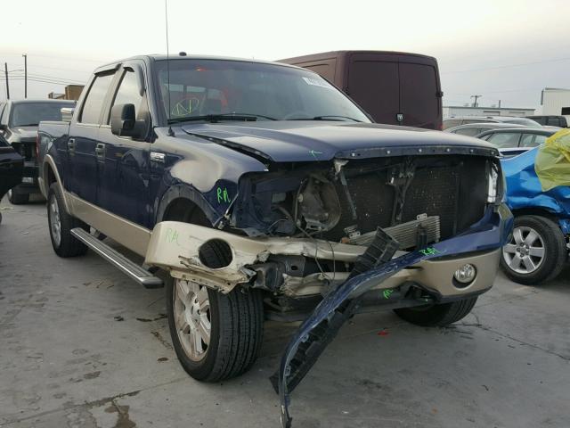 1FTPW14V68KB95384 - 2008 FORD F150 SUPER BLUE photo 1