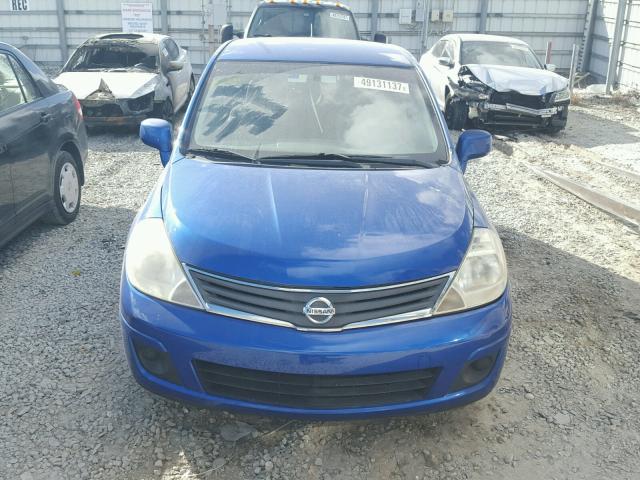 3N1BC13E29L419287 - 2009 NISSAN VERSA S BLUE photo 9