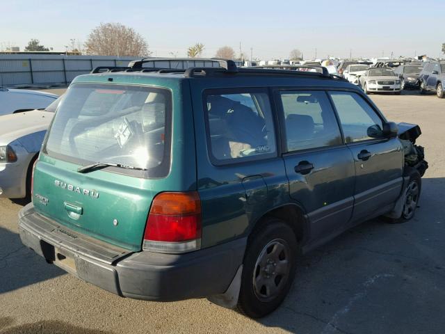 JF1SF6351XG708055 - 1999 SUBARU FORESTER L GREEN photo 4