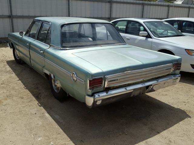 RH41D65128507 - 1966 PLYMOUTH BELVEDERE GREEN photo 3