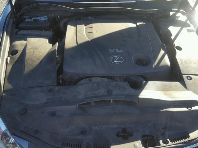 JTHBK262762007417 - 2006 LEXUS IS 250 GRAY photo 7