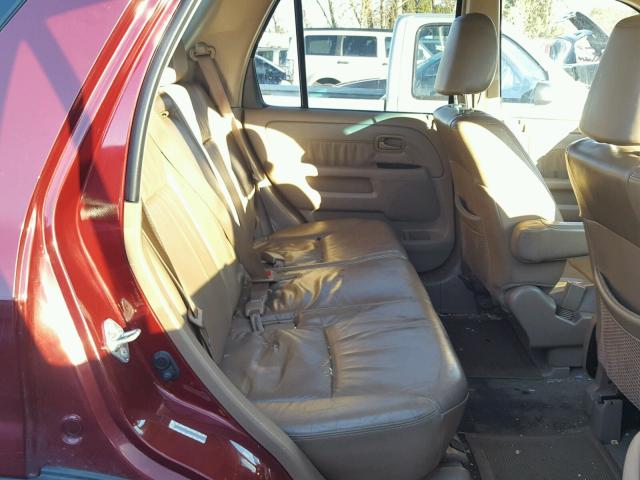 JHLRD78944C804185 - 2004 HONDA CR-V EX RED photo 6