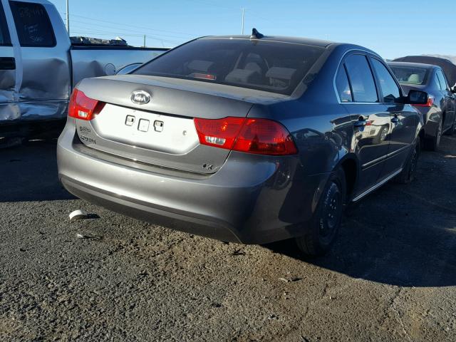 KNAGE228895313213 - 2009 KIA OPTIMA LX CHARCOAL photo 4