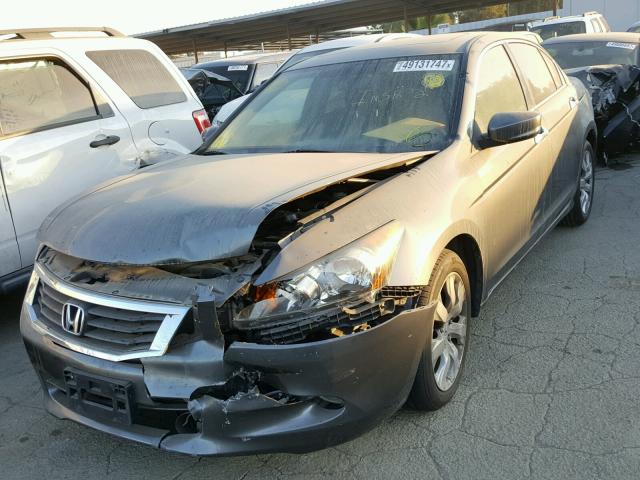 1HGCP36888A062406 - 2008 HONDA ACCORD EXL GRAY photo 2