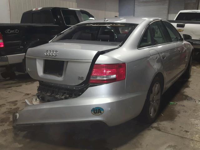 WAUDH74F47N022305 - 2007 AUDI A6 3.2 QUA SILVER photo 4