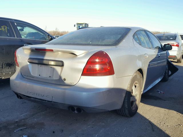 2G2WP522841148798 - 2004 PONTIAC GRAND PRIX SILVER photo 4