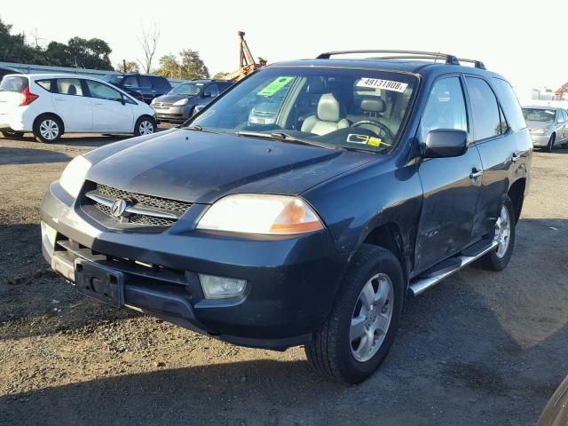 2HNYD18263H529448 - 2003 ACURA MDX GREEN photo 2