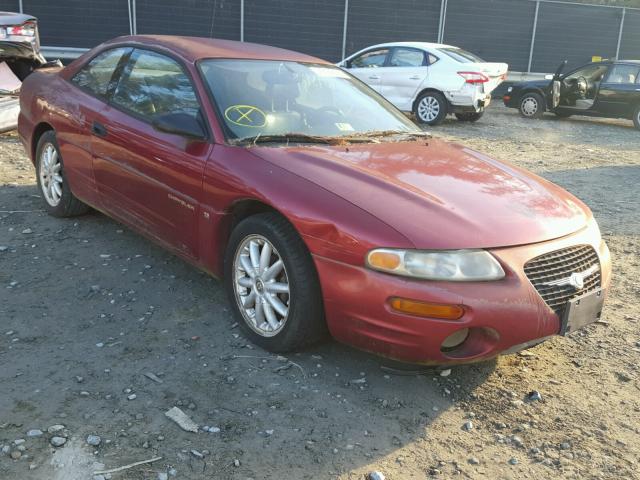 4C3AU52NXWE096572 - 1998 CHRYSLER SEBRING LX BURGUNDY photo 1