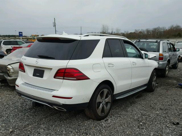 4JGDA5JB9GA682520 - 2016 MERCEDES-BENZ GLE 350 WHITE photo 4