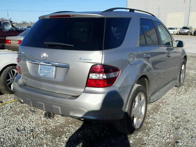 4JGBB72E58A383567 - 2008 MERCEDES-BENZ ML 550 BEIGE photo 4