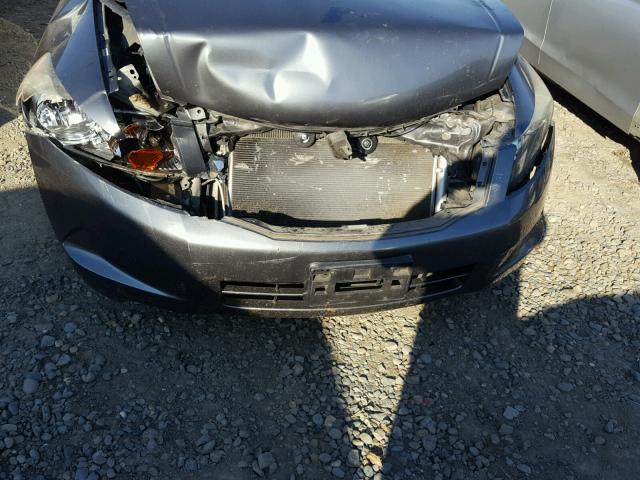 JHMCP26429C009677 - 2009 HONDA ACCORD LXP GRAY photo 9