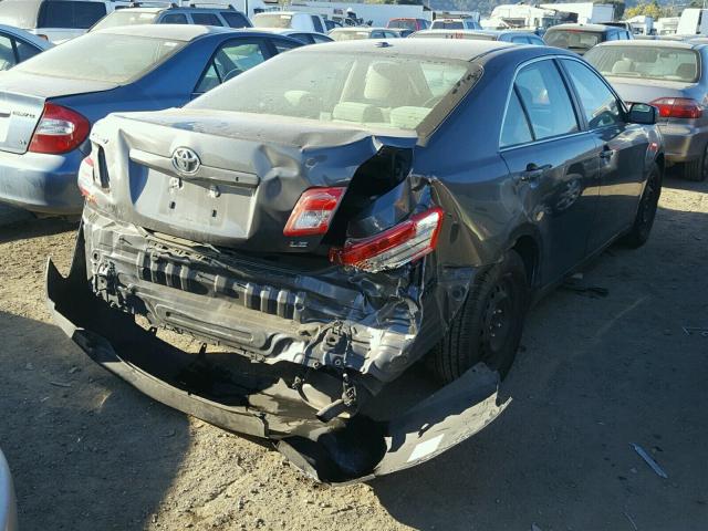 4T1BF3EK1BU166327 - 2011 TOYOTA CAMRY BASE GRAY photo 4