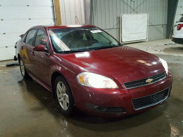 2G1WB5EK3A1190029 - 2010 CHEVROLET IMPALA LT RED photo 1