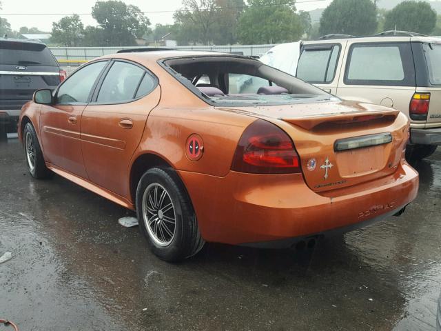 2G2WP522041134300 - 2004 PONTIAC GRAND PRIX Қызғылт сары фото 3