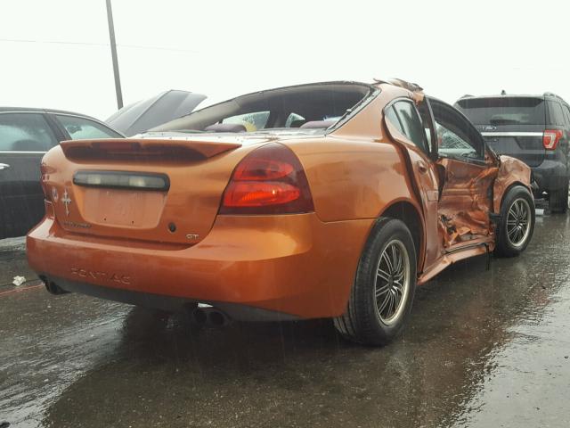 2G2WP522041134300 - 2004 PONTIAC GRAND PRIX Қызғылт сары фото 4