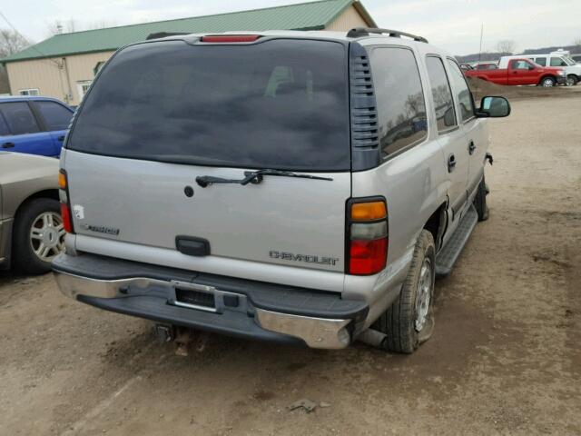 1GNEK13V74J208896 - 2004 CHEVROLET TAHOE K150 TAN photo 4