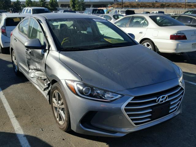 KMHD84LF4JU469826 - 2018 HYUNDAI ELANTRA SE GRAY photo 1