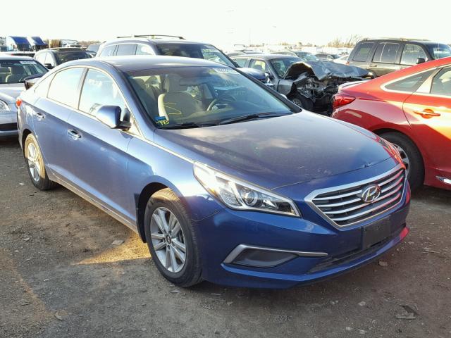 5NPE24AF1GH405923 - 2016 HYUNDAI SONATA SE BLUE photo 1