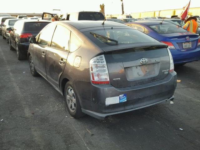 JTDKB20U683387195 - 2008 TOYOTA PRIUS CHARCOAL photo 3