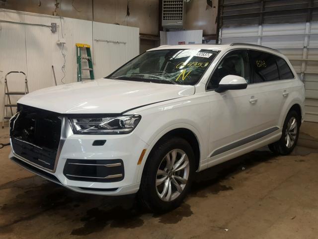 WA1LAAF75HD044353 - 2017 AUDI Q7 PREMIUM WHITE photo 2