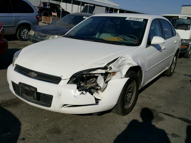 2G1WB55K069286001 - 2006 CHEVROLET IMPALA LS WHITE photo 2