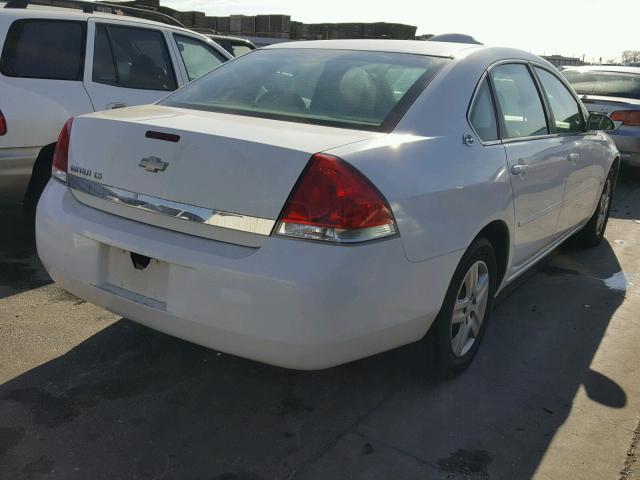 2G1WB55K069286001 - 2006 CHEVROLET IMPALA LS WHITE photo 4