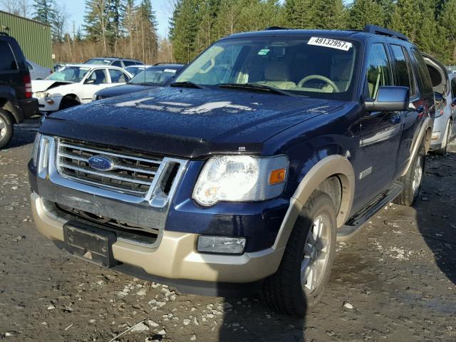 1FMEU74E38UA96490 - 2008 FORD EXPLORER E BLUE photo 2