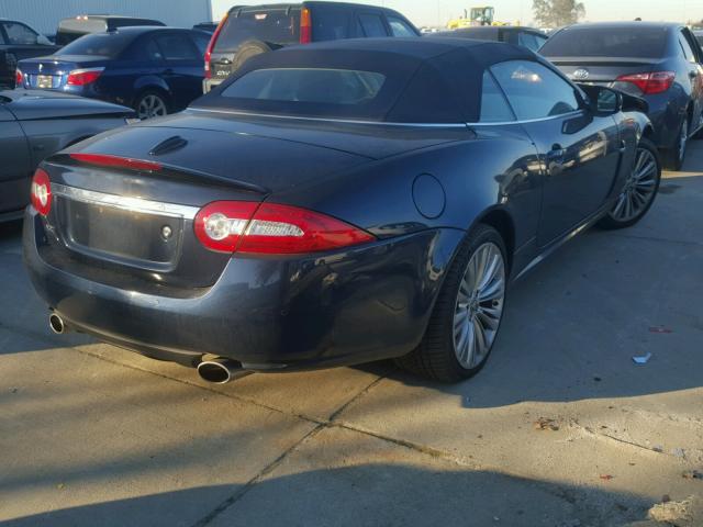 SAJWA4GB8ALB36225 - 2010 JAGUAR XK PORTFOL BLUE photo 4