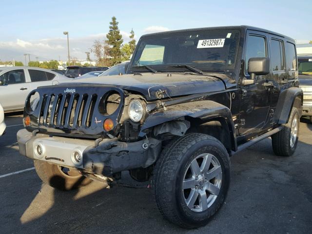 1C4HJWEG7CL158265 - 2012 JEEP WRANGLER U BLACK photo 2